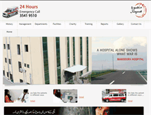 Tablet Screenshot of mansoorahospital.com